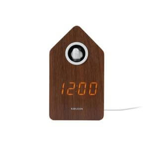 Present Time Karlsson Alarm Clock Cuckoo LED
